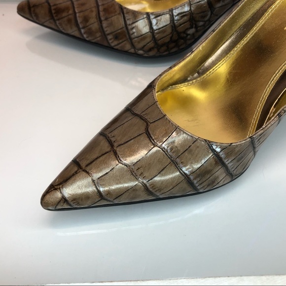 Enzo Angiolini Natia snake skin heels - Picture 5 of 10